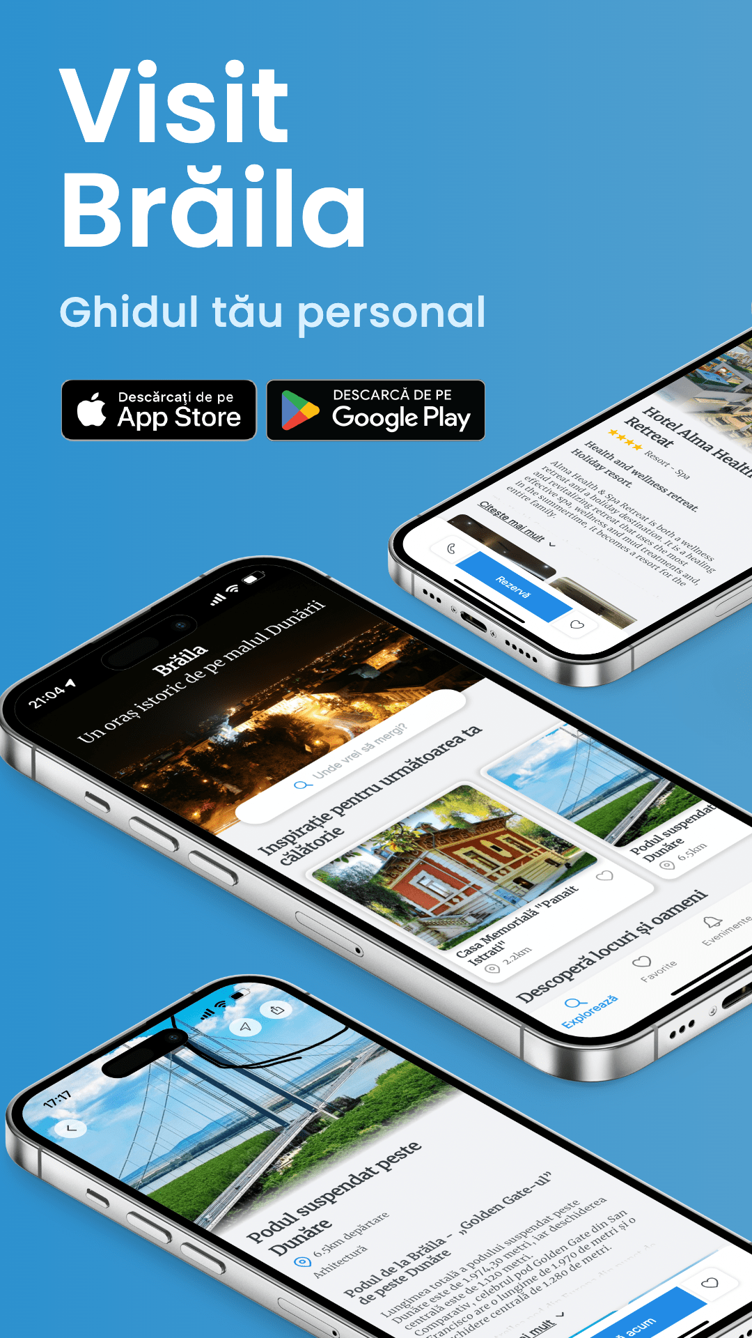 Visit Braila app screenshots